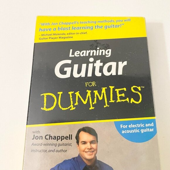 2001 Learning Guitar for Dummies VHS Jon Chappell - Picture 2 of 16